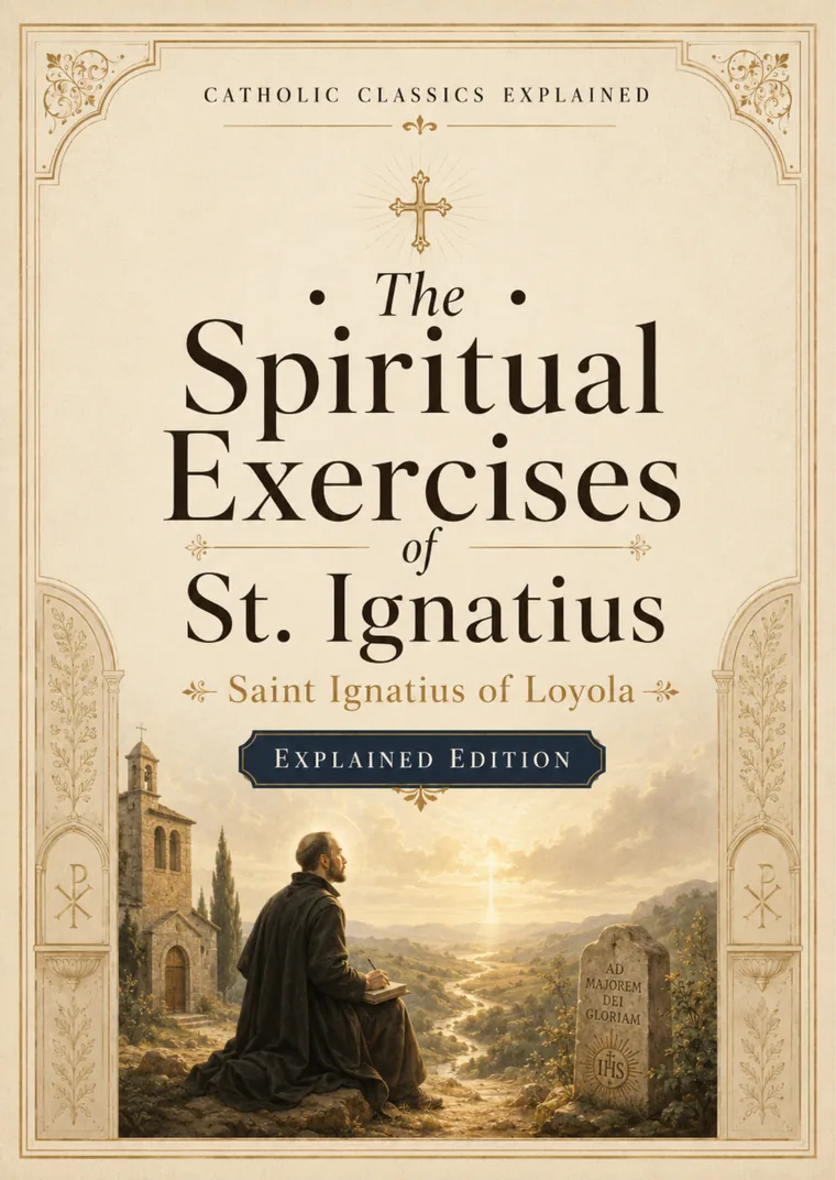 Cover of The Spiritual Exercises of St. Ignatius, Explained Edition
